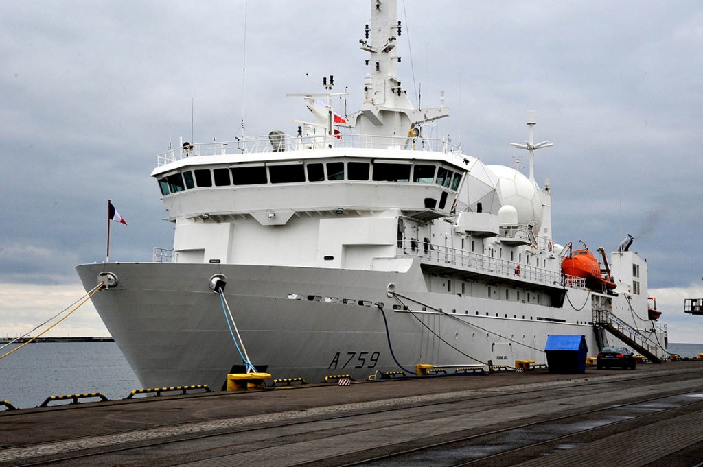 Okręt rozpoznawczy Marine nationale Dupuy de Lôme w Gdyni