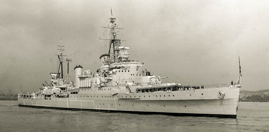 Krążownik HMS Glasgow w Gdyni
