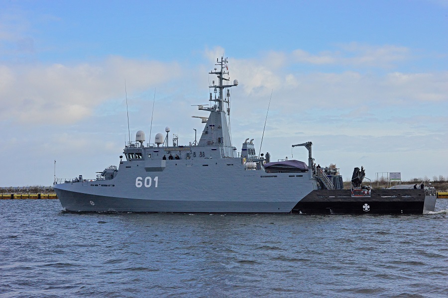 Przekazanie ORP Kormoran Marynarce Wojennej
