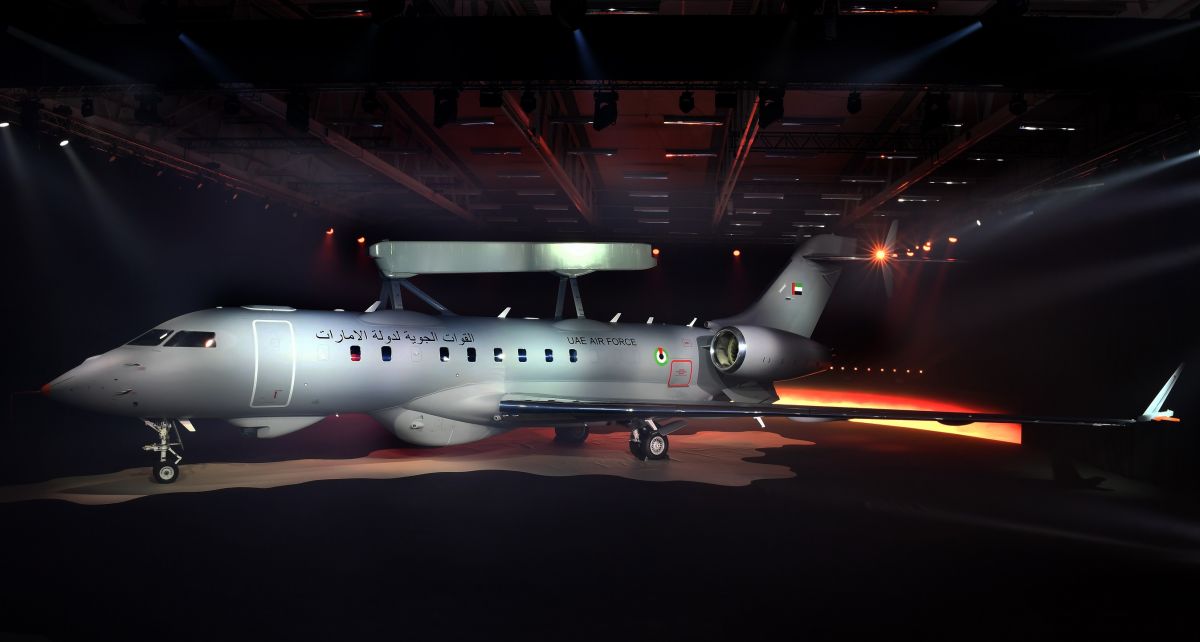 Saab przedstawia pierwszy egzemplarz samolotu AEW&C GlobalEye