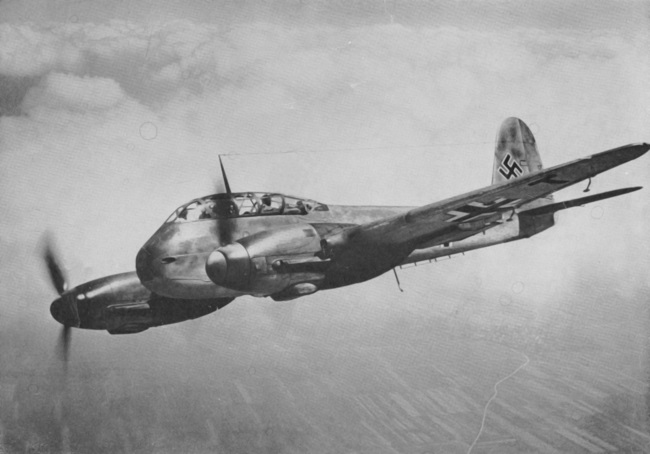 Messerschmitt Me 210. Kłopotliwy Kampfzerströrer
