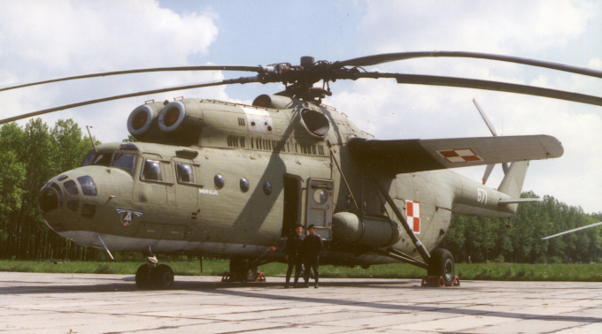 Śmigłowce Mi-6 w polskim lotnictwie