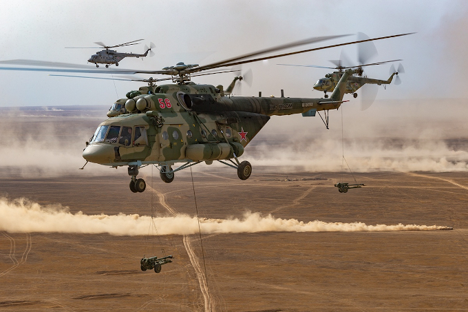 Śmigłowce rodziny Mi-8 w rosyjskich siłach zbrojnych oraz formacjach siłowych