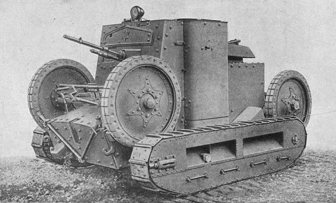 Chenillette Saint Chamond Modéle 1921 w Wojsku Polskim
