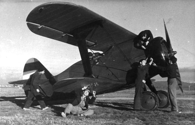 Samolot myśliwski  Polikarpow I-15