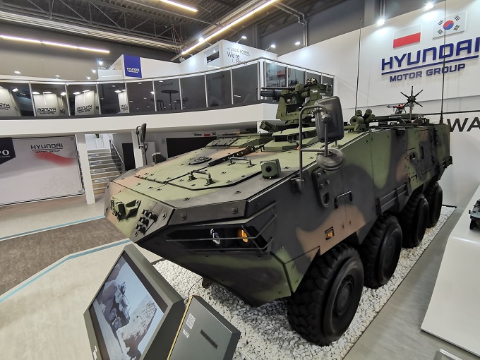 Południowokoreańskie kołowe wozy opancerzone Hyundai Rotem