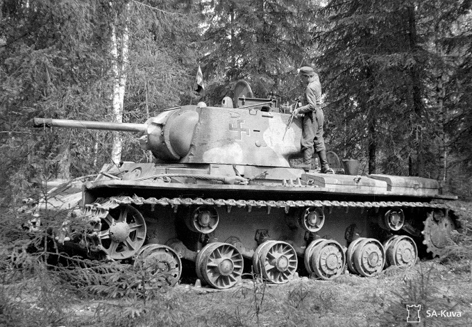 Czołgi ciężkie KW-1 w armii fińskiej
