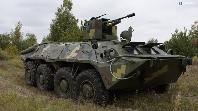 Ukraińskie modernizacje transportera opancerzonego BTR-70