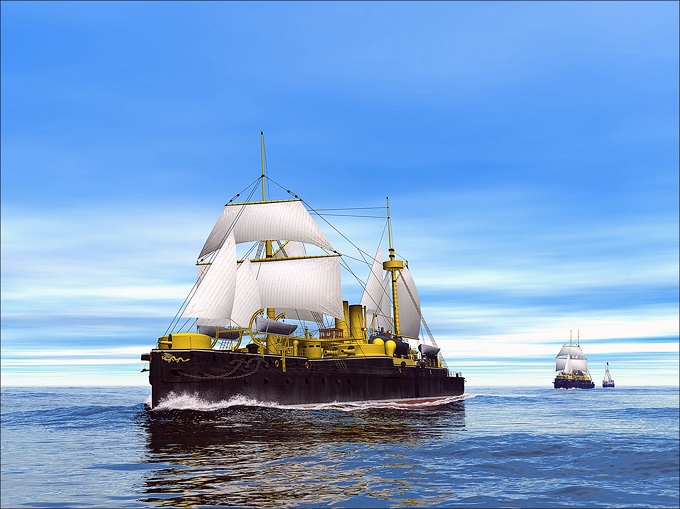 Pancerniki typu Diingyuan (1881 – 1912). Część 1