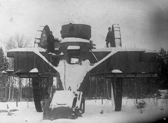 Pierwsze rosyjskie konstrukcje pancerne